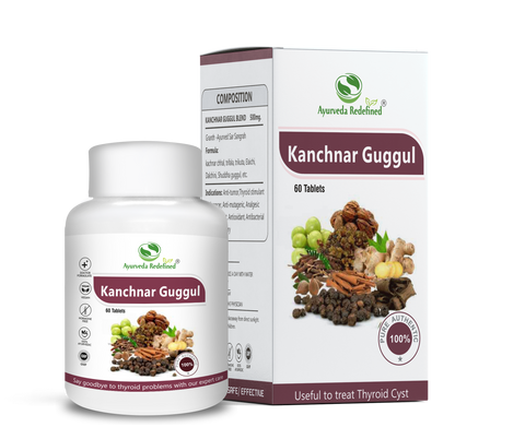 Ayurveda Redefined Kanchnar guggul Tablets - 60 tablets | Kachnar guggul