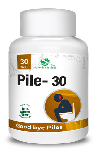 Ayurveda Redefined Pile-30 Tablets | Bawaseer | Piles| Bavaseer