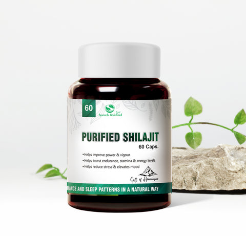 Ayurveda Redefined Shilajit Capsules 60 Capsules | Power and Stamina Booster