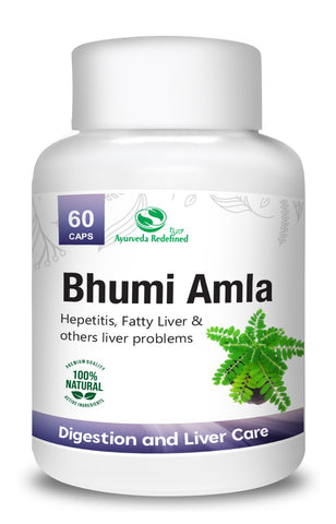 Ayurveda Redefined Bhumi Amla 60 Capsules | Phyllanthus Caps