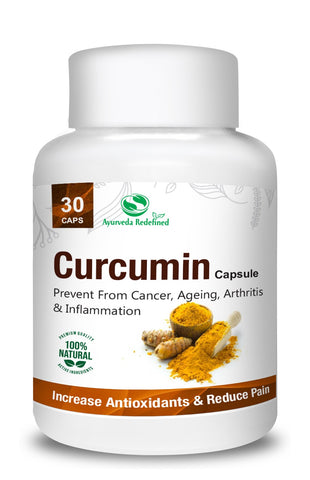 Ayurveda Redefined Curcumin Capsules 30 CAPS | Extract Only