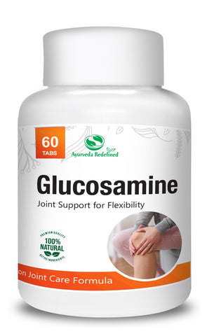 Ayurveda Redefined Glucosamine 60 Tablets | Support for Flexibility